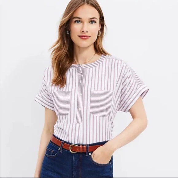 LOFT Tops - **NWT** Loft Striped Top